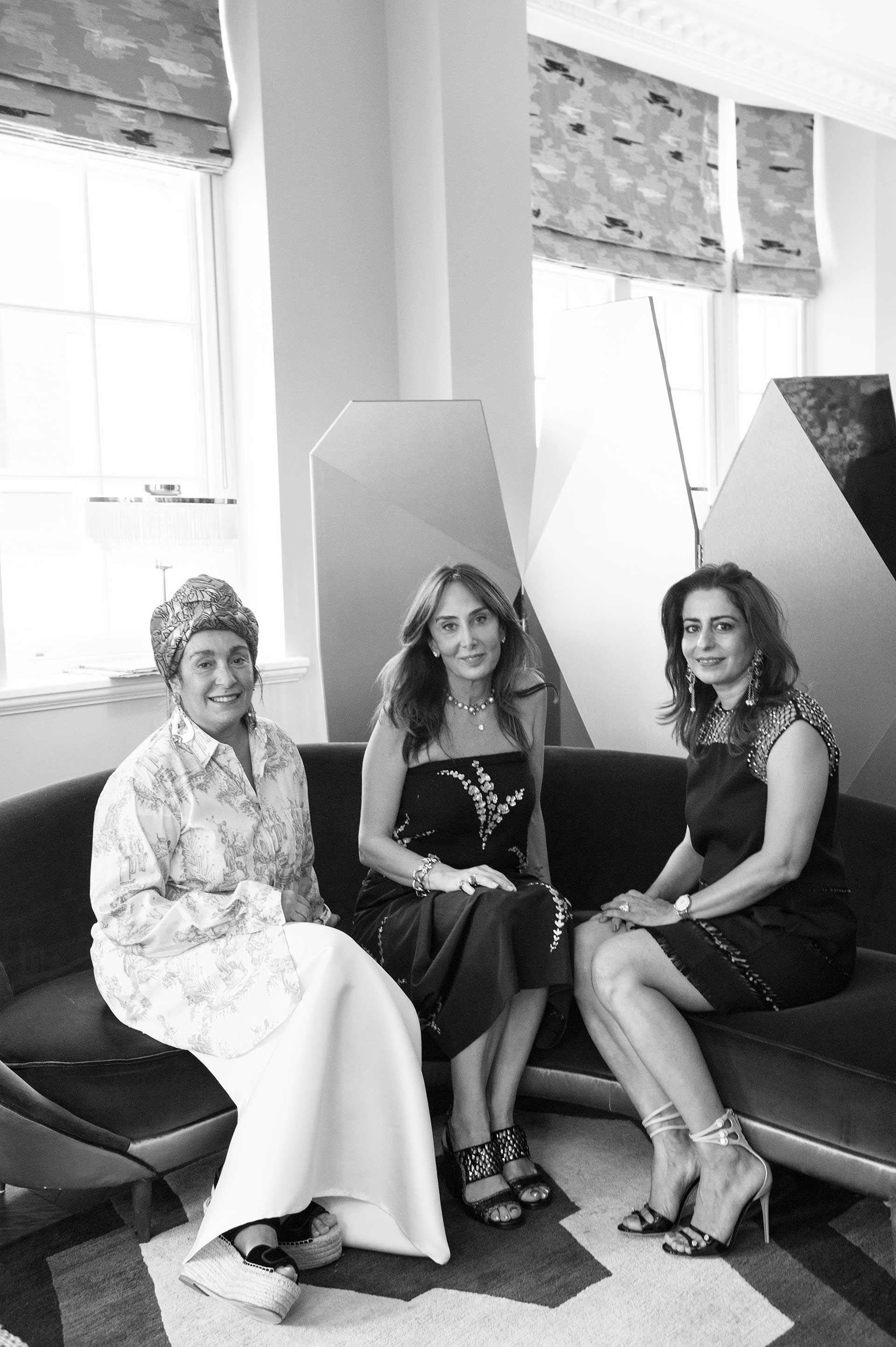 SQUAT London From left to right Nina Yashar, Mehves Ariburnu,Shalini Misra