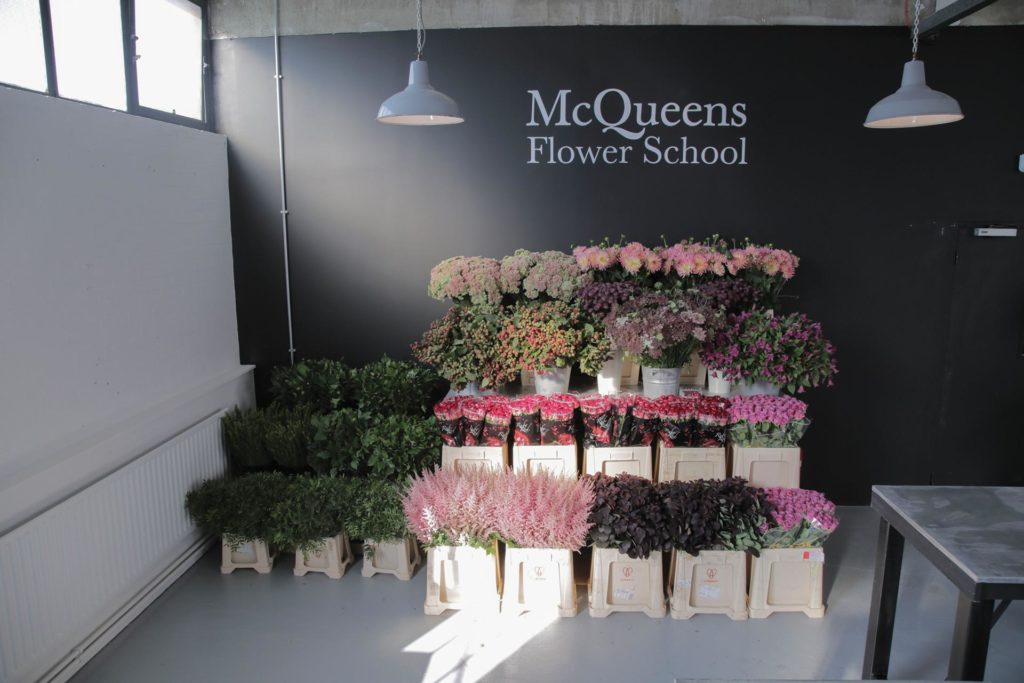 McQueens flower display