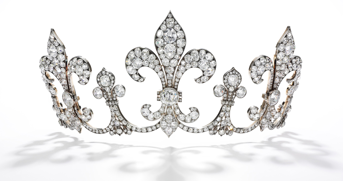 Diamon tiara, Royal Jewels from the Bourbon Parma Family