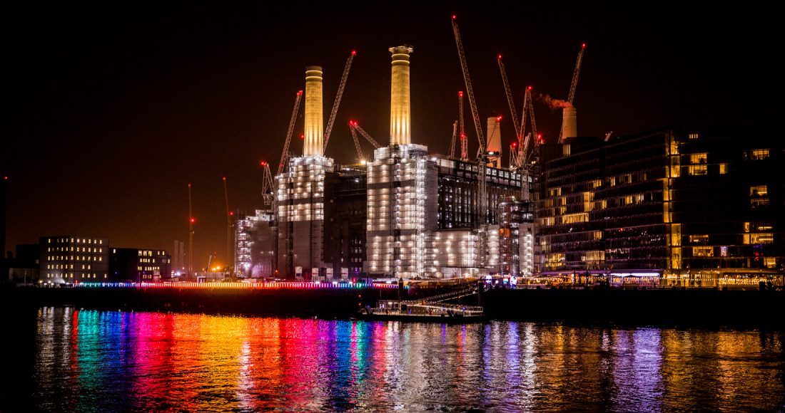 Light installations debut at London’s Battersea Power Station identity