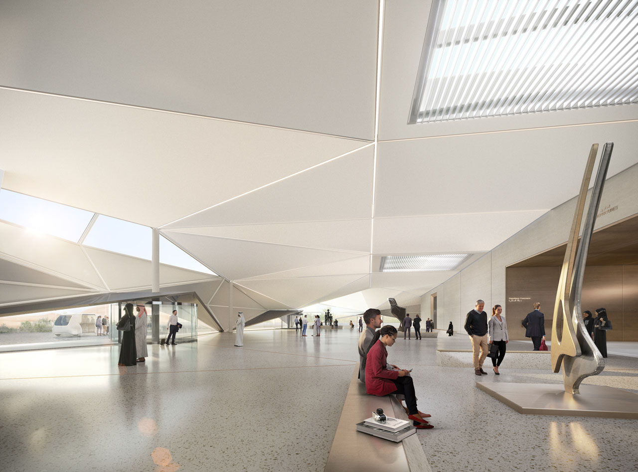 Foster + Partners AMAALA airport 