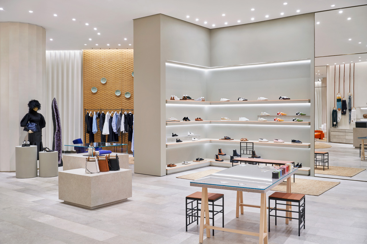 Loewe's new Dubai store features collectible art works and furniture pieces