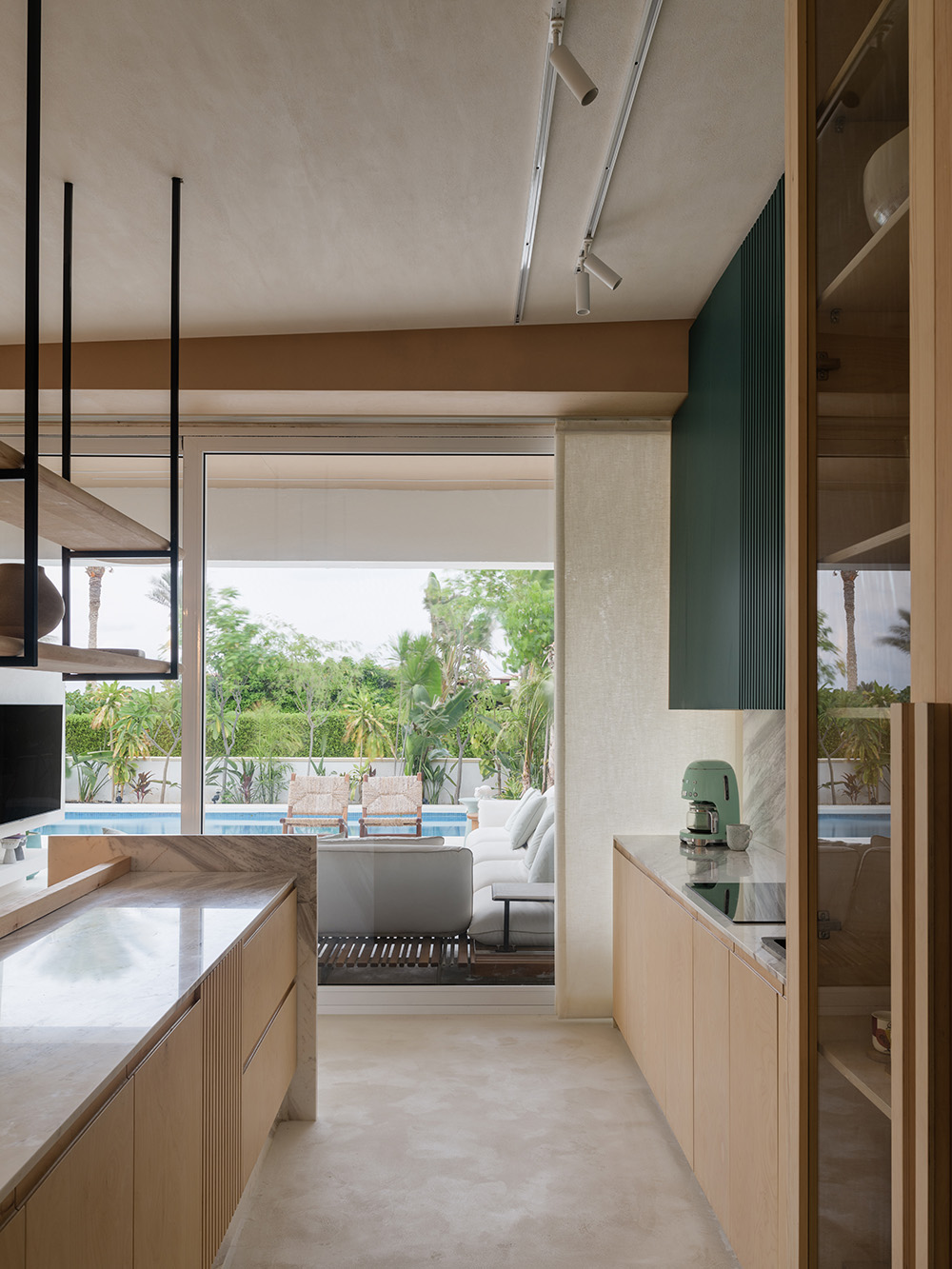 a minimalist kitchen designed by Ahmad Fayyad and Malak Rashad