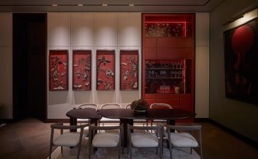 Noor Charchafchi - Celine Interior Design, Mayfair Project dining area