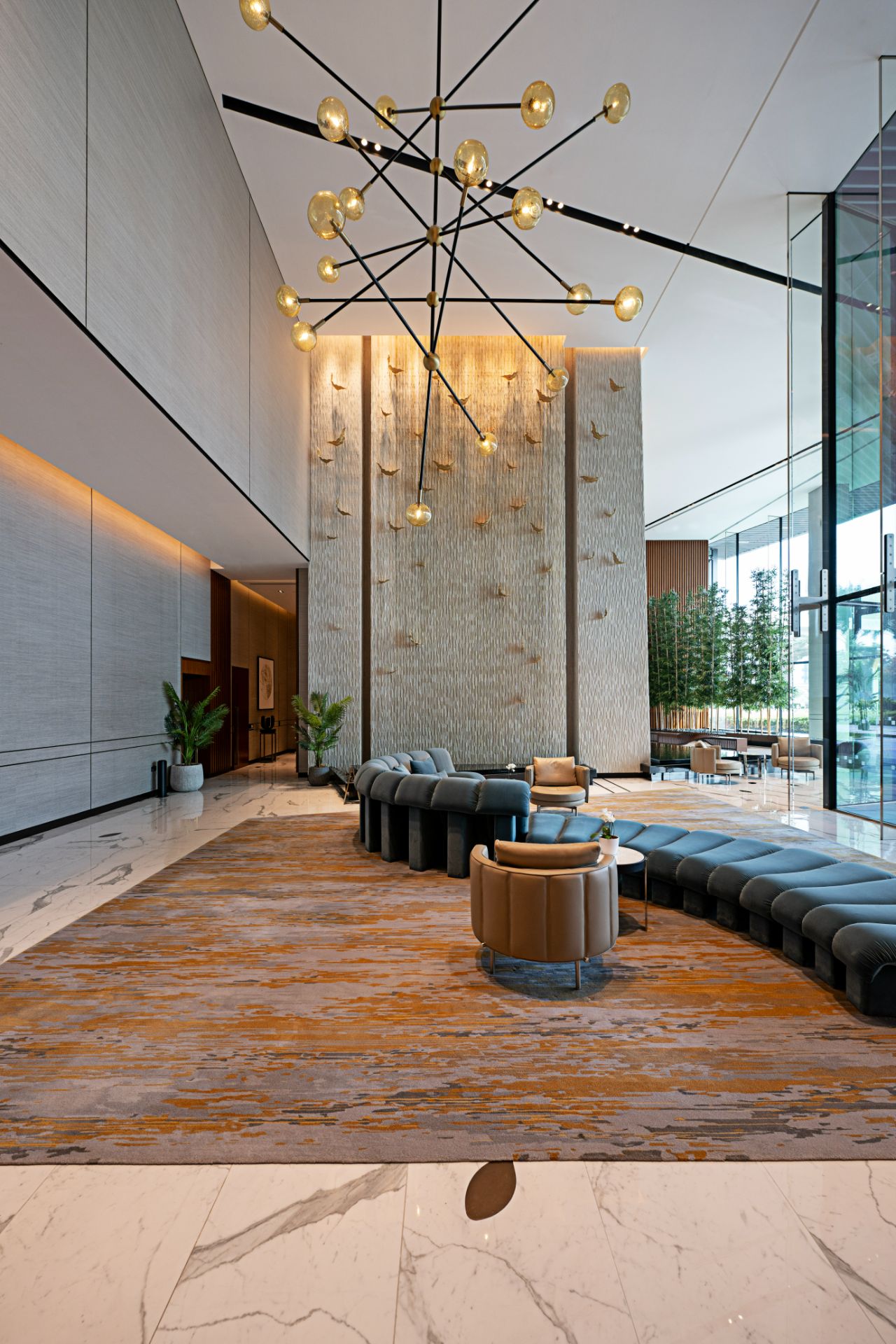 The Residences Lobby at One Za'abeel