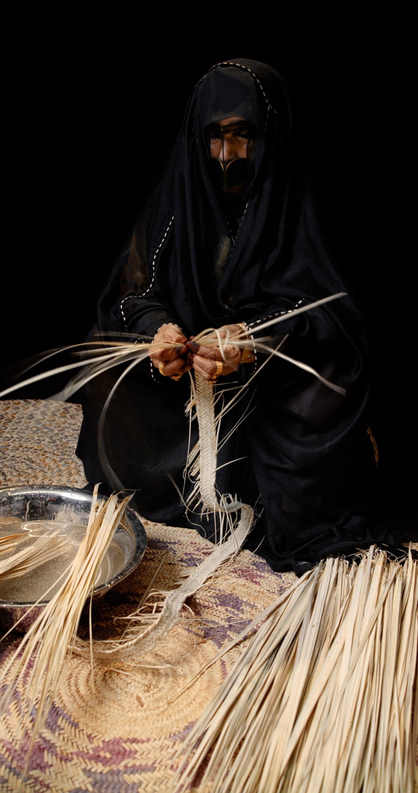 n immersive installation called ‘Formation of Soof’, by House of Artisans, pays tribute to the core materials and tools of the Al-Sadu craft: the wool (soof) and the spinner/spindle (maghzal or ghazal).