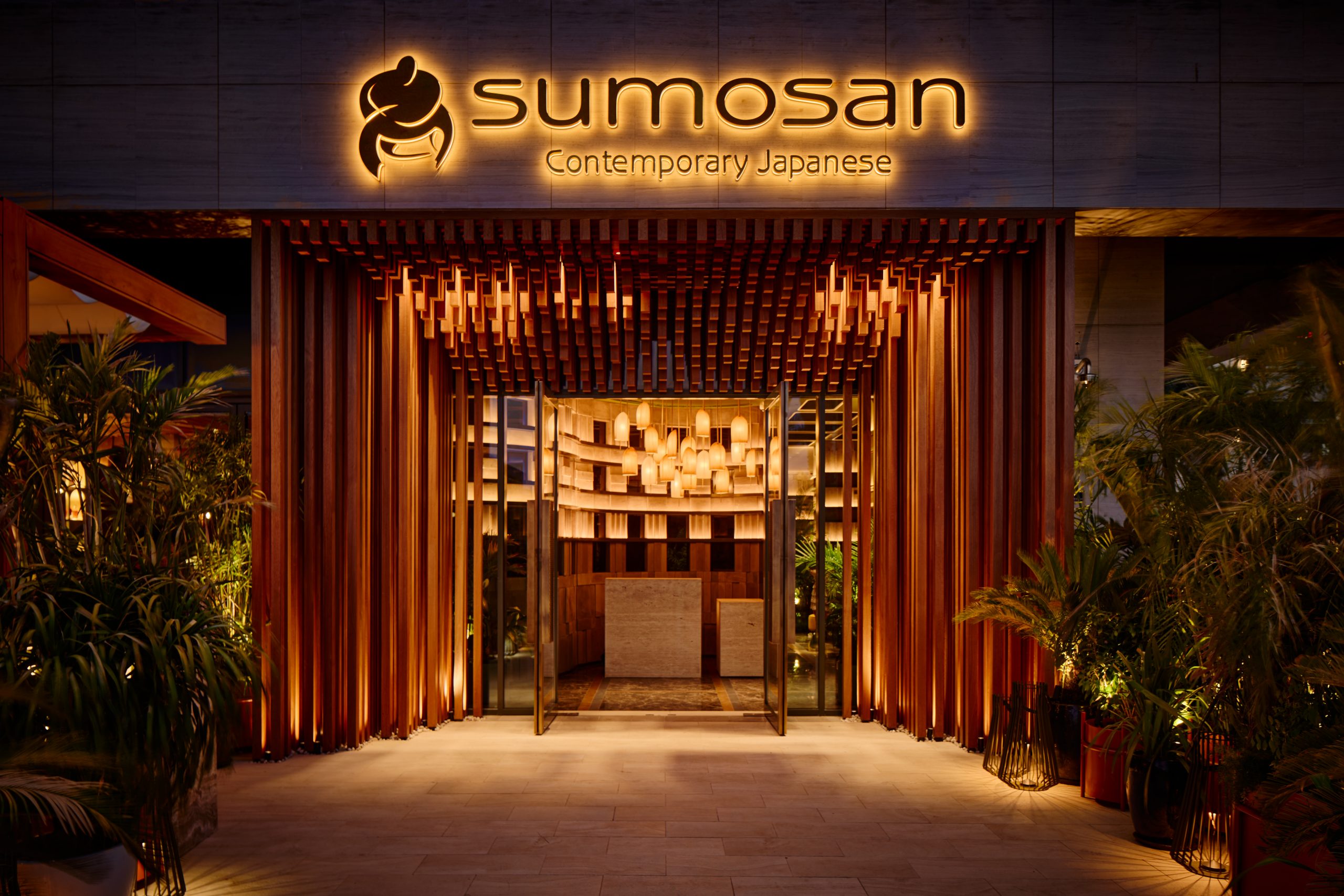 the exterior of sumosan restaurant