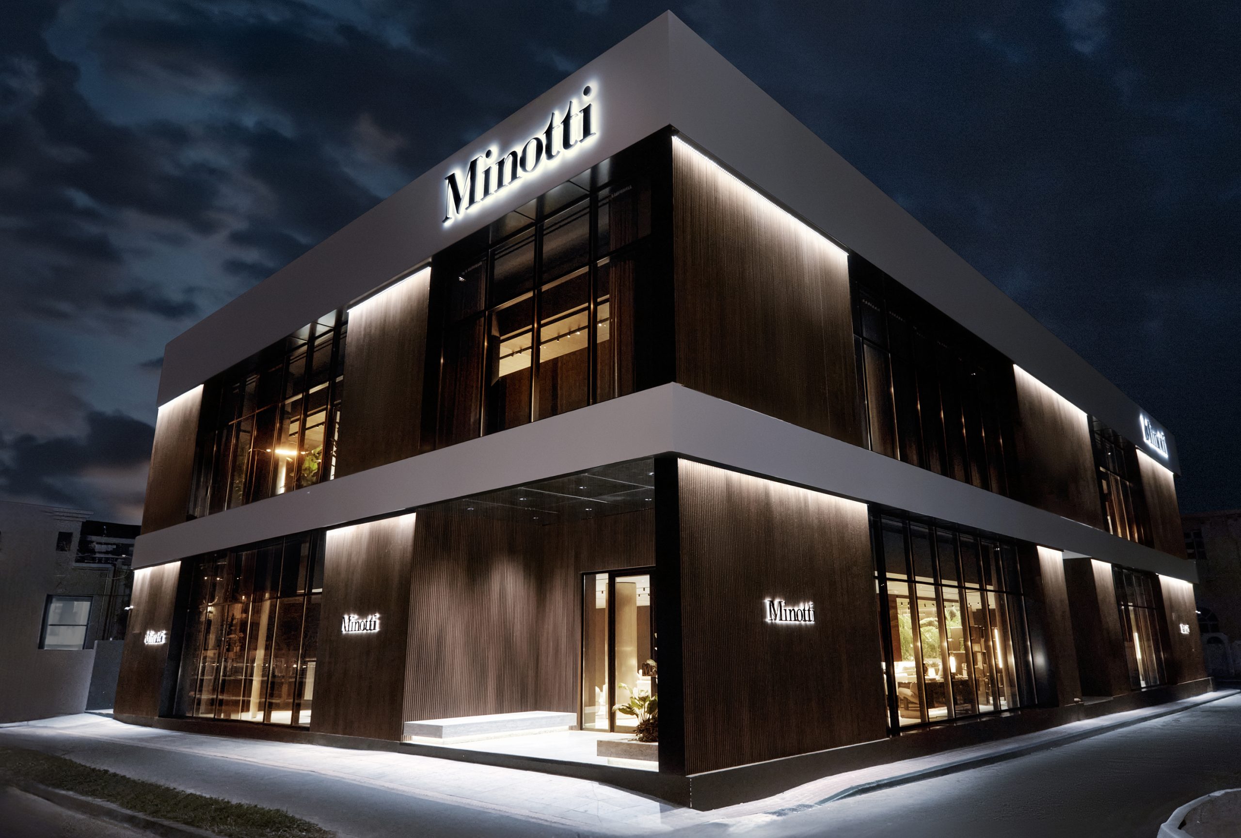 Minotti Dubai showroom exterior