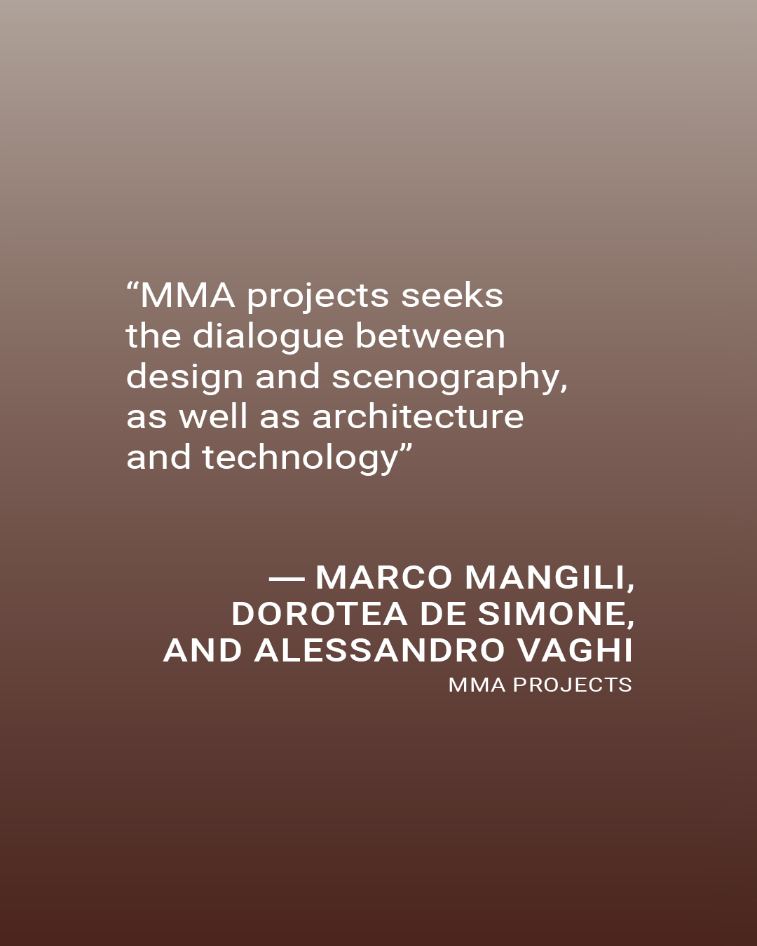 MMA Projects