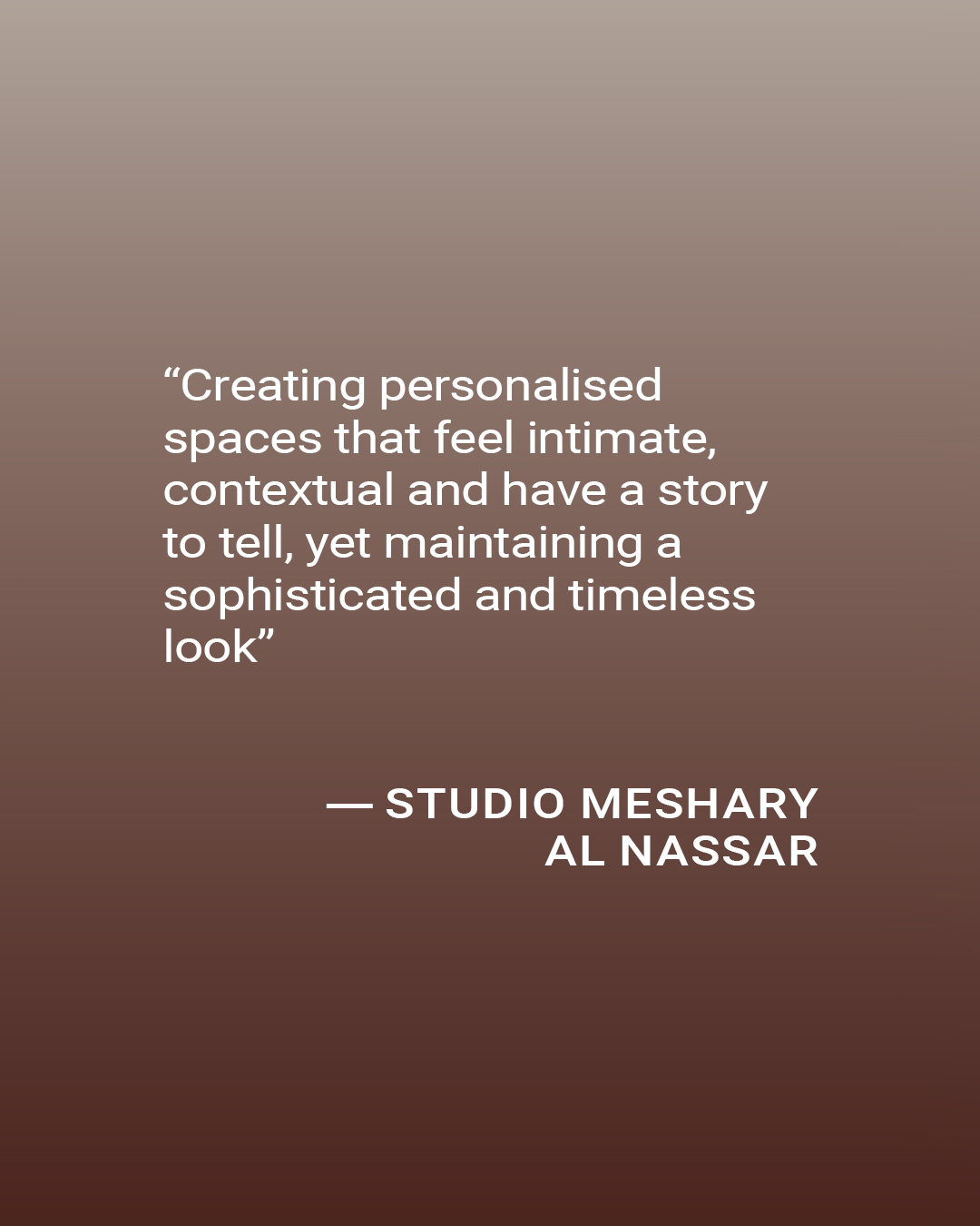 ID50 STUDIO MESHARY QUOTE