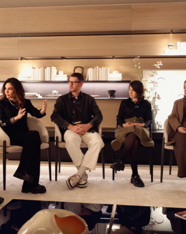 identity panel at Salone del Mobile.Milano 2025 in collaboration with Casamia
