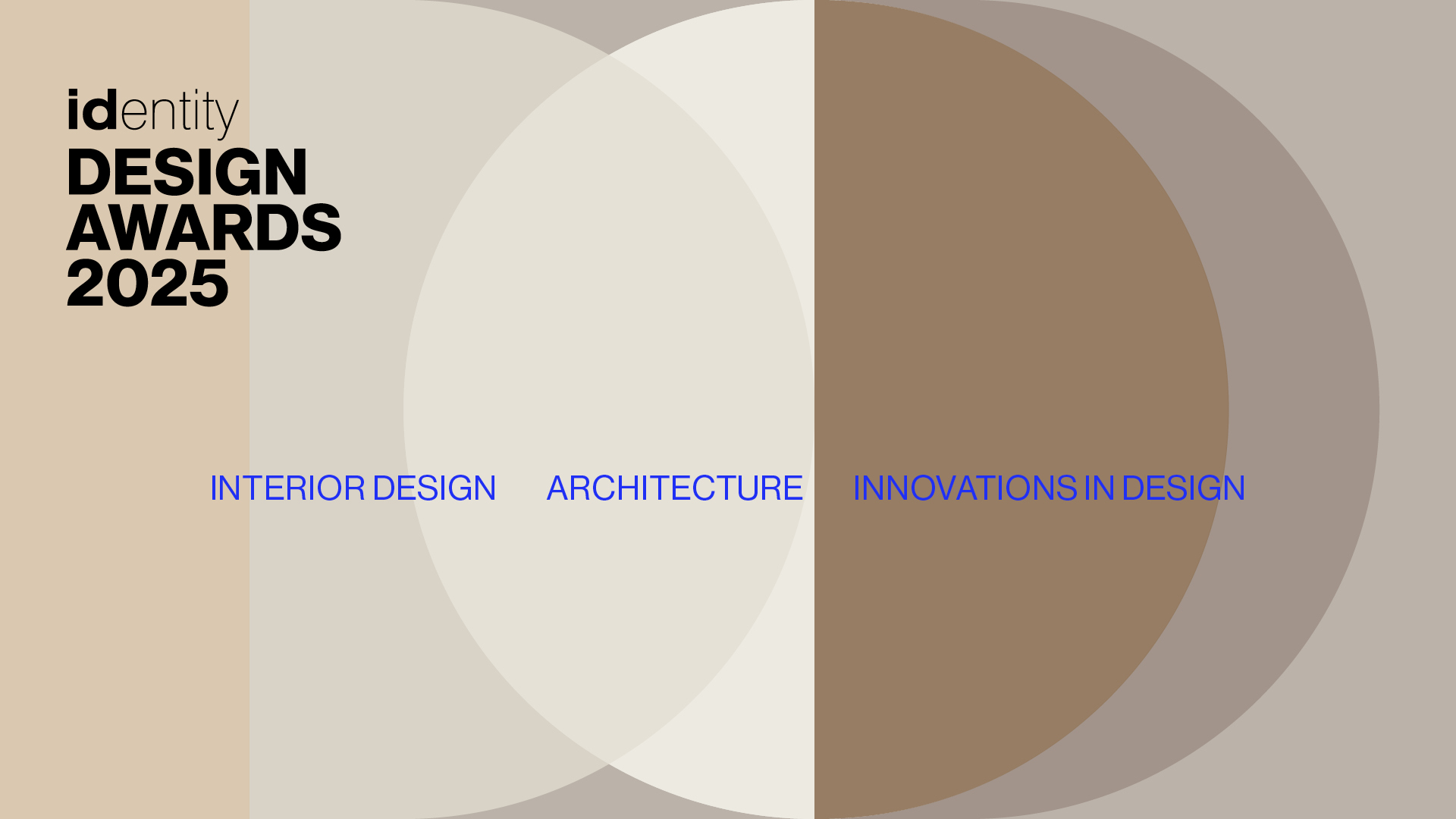 identity Design Awards 2025 categories