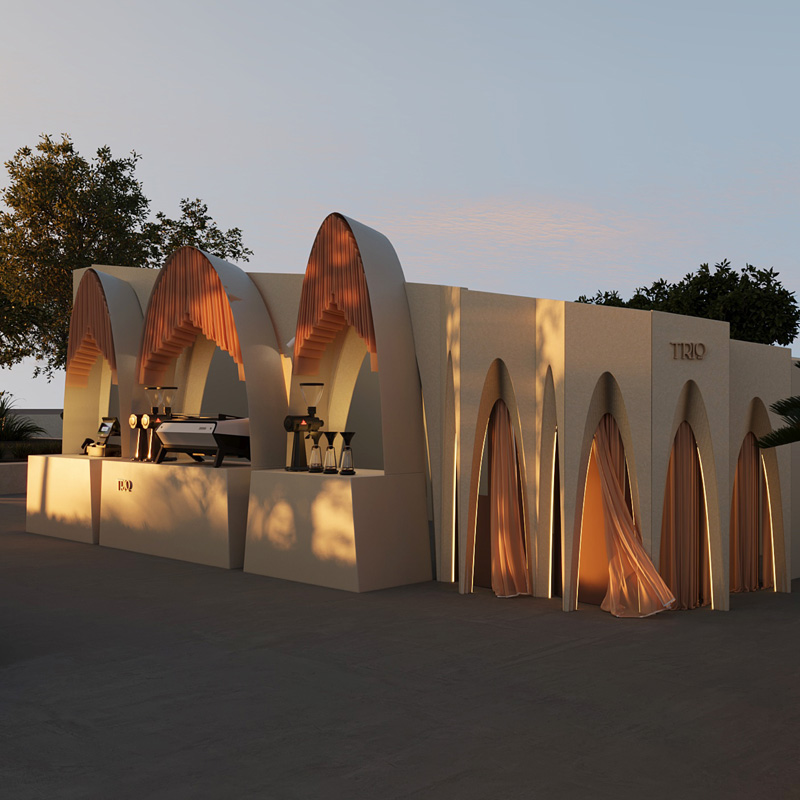 Abrahamic Family House pop-up, Metric Interior design