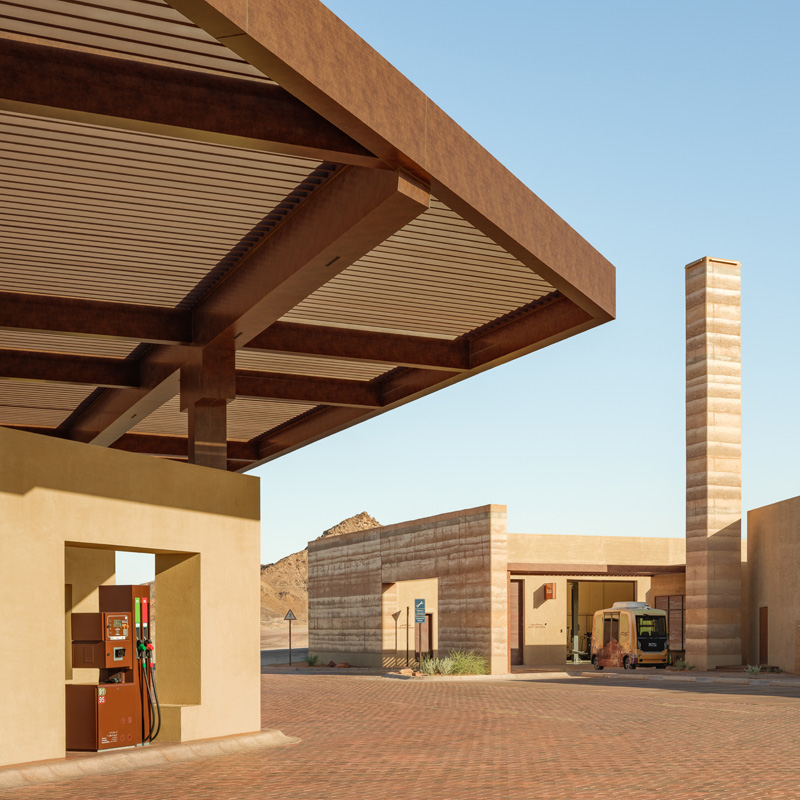 AlUla South Gas Station, SAL Architects