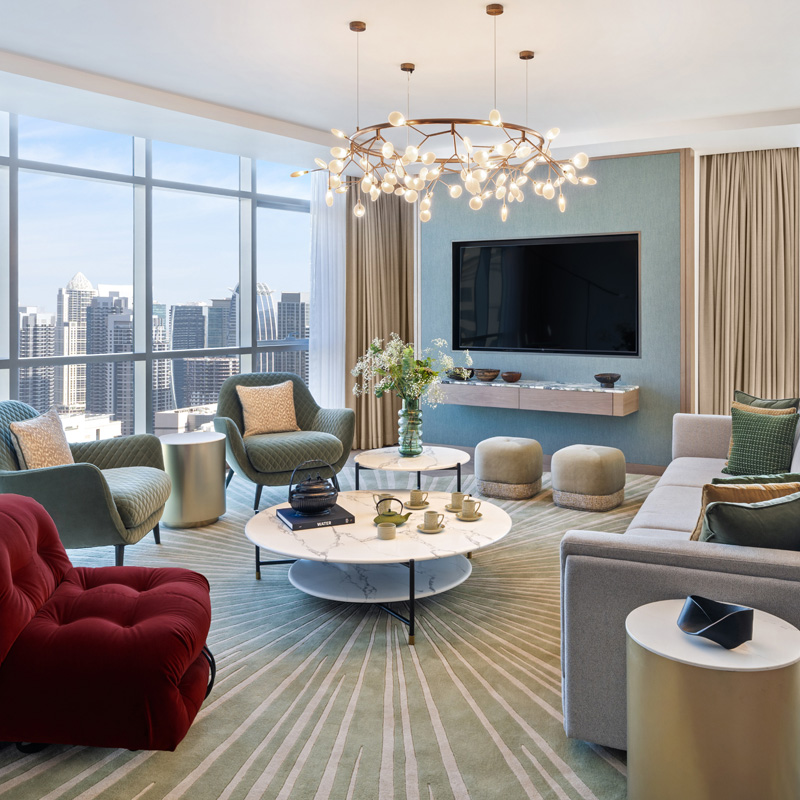 Intercontinental Hotel Penthouse Apartment, Lulie Fisher Design Studio
