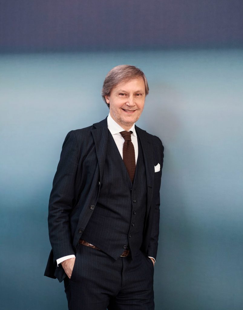 Luca Fuso, CEO of of the Design Division at Haworth Lifestyle that oversees the Cassina, Karakter, Zanotta and Cappellini brands.